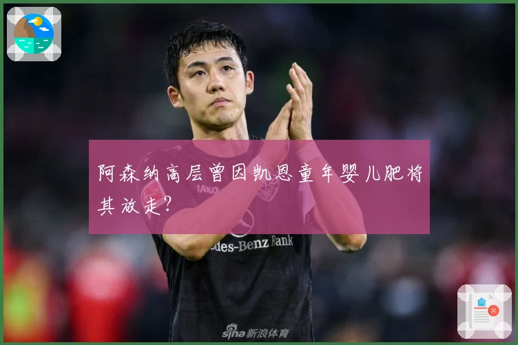 阿森纳高层曾因凯恩童年婴儿肥将其放走？