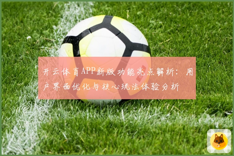 开云体育APP新版功能亮点解析：用户界面优化与核心玩法体验分析